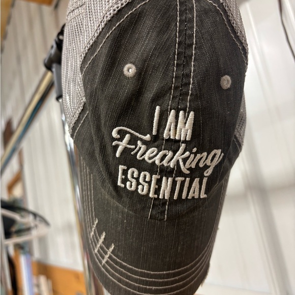 Accessories - Gray and White Trucker Hat